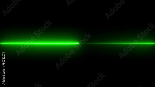 Wallpaper Mural Straight neon line animation glowing background video on black background Torontodigital.ca