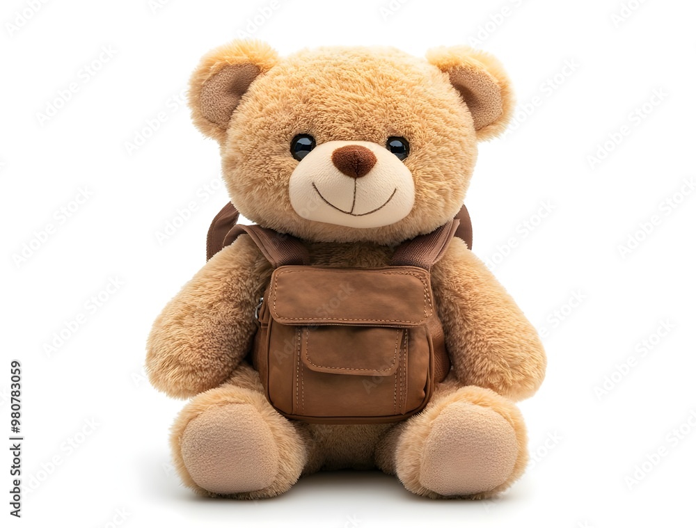 Obraz premium a stuffed bear wearing a vest