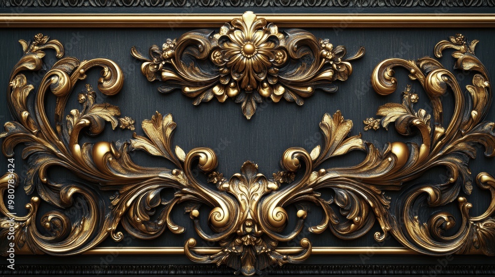 baroque banner design, elegant banner design in baroque style with detailed scrollwork for a touch of opulence and grandeur to vintage designs baroque banner design, elegant banner design in baroque style with detailed scrollwork for a touch of opulence and grandeur to vintage designs