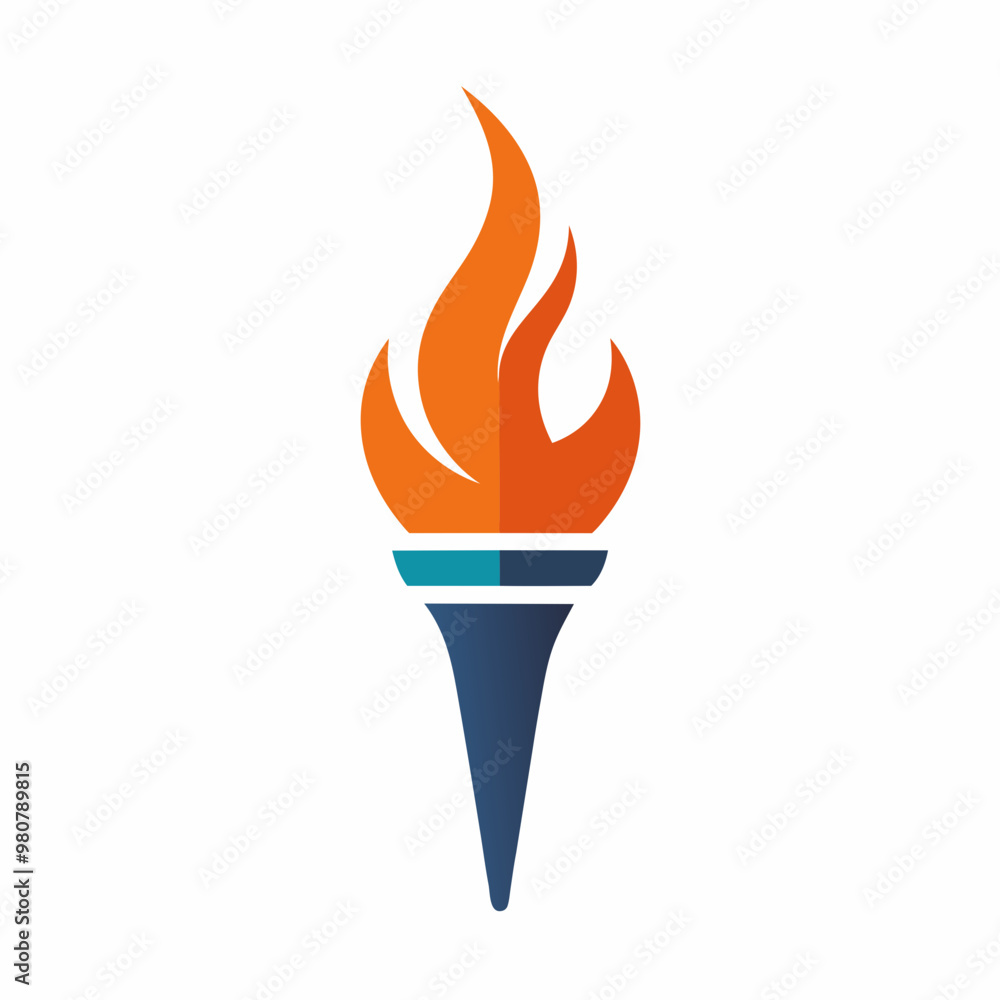 illustration of a burning match illustration of a burning match