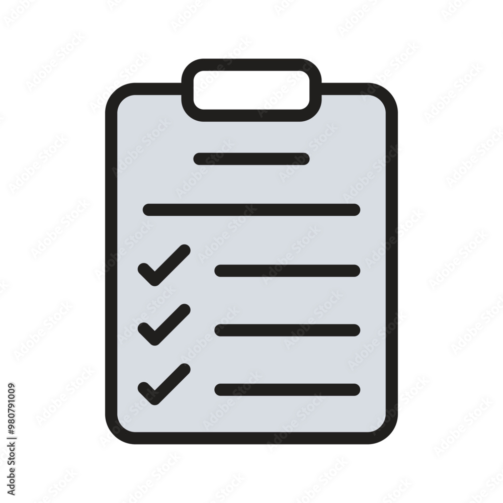 Organize tasks with this checklist icon for task management Organize tasks with this checklist icon for task management