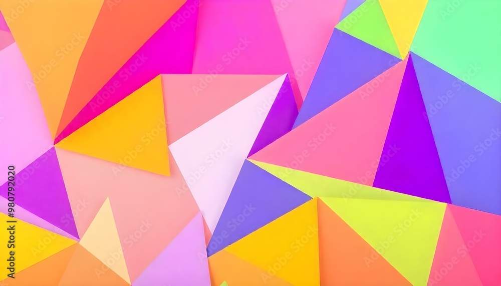 Colorful abstract geometric background with triangular shapes Colorful abstract geometric background with triangular shapes