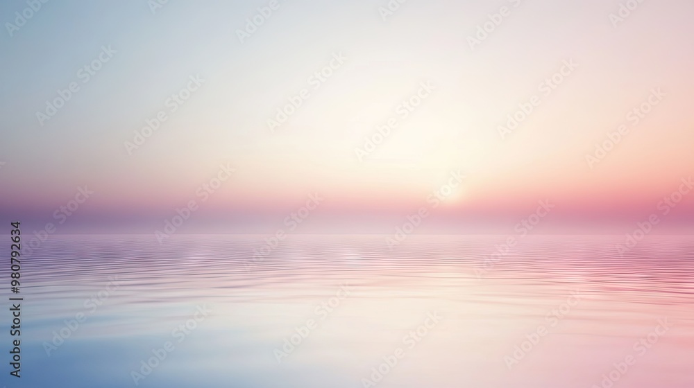 Fototapeta premium A blank slate with soft gradients and a clean layout, ready for the insertion of custom text.