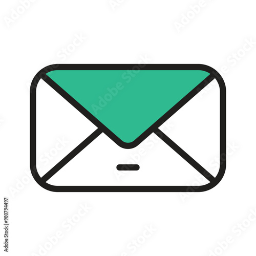 Classic mail icon symbolizing email and messaging services