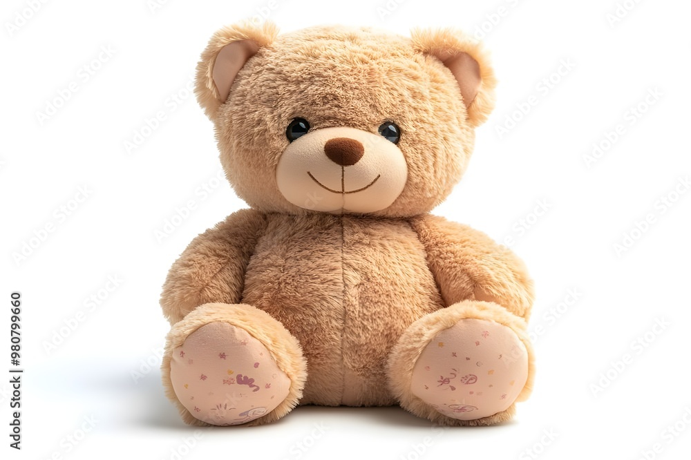 Obraz premium a teddy bear sitting on the floor