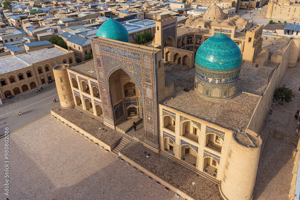 Φωτογραφία Aerial View of Mir-i-Arab Madrasah, Bukhara