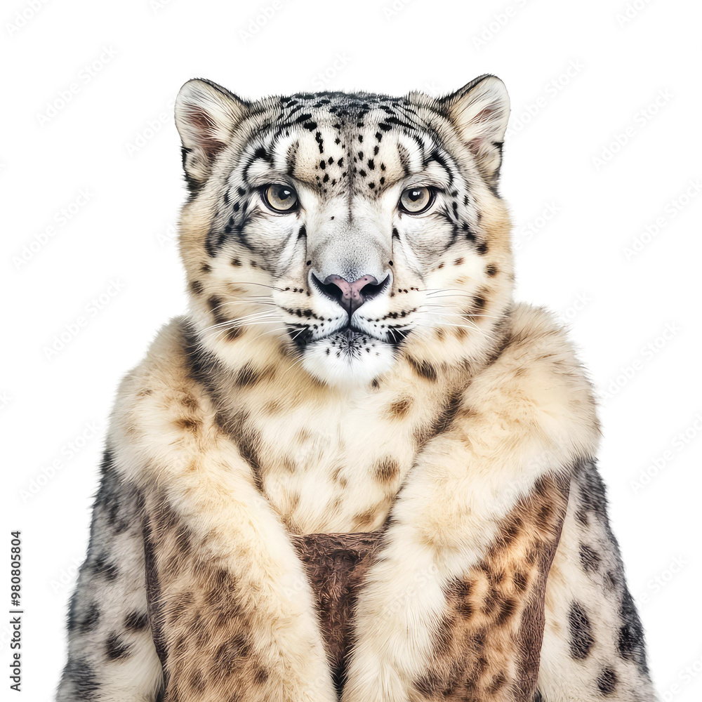 Fototapeta premium Snow leopard portrait