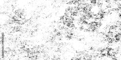 Grunge background black and white. Texture of chips, cracks, scratches, scuffs, dust, dirt.black on white old rough grunge and white rough vintage distress background.Vintage black and white surface. 