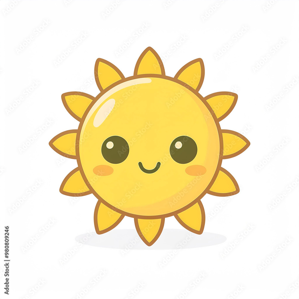 Uśmiechnięte słońce ilustracja Uśmiechnięte słońce ilustracja