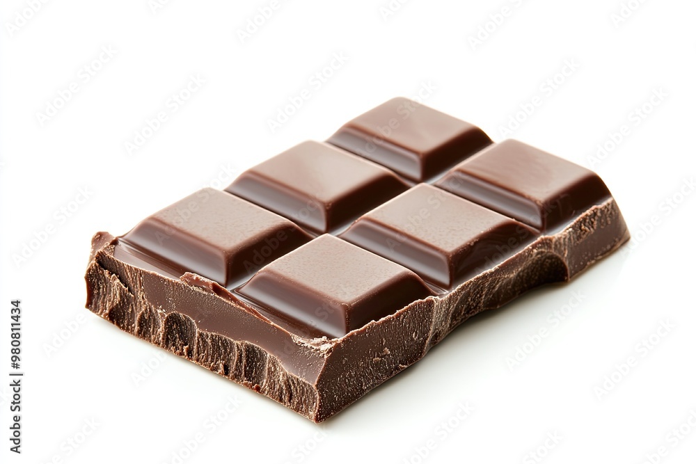 Close-up image of a chocolate bar. Perfect for food, beverage, and confectionery advertisement. Close-up image of a chocolate bar. Perfect for food, beverage, and confectionery advertisement.