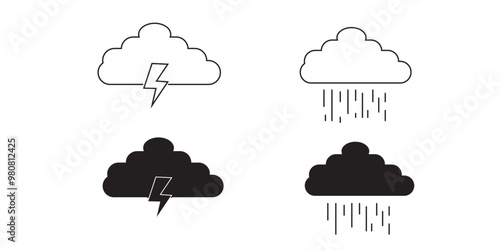 cloud drop rain raining weather sky nature season climate icon. Flat and isolated design. Vector illustration