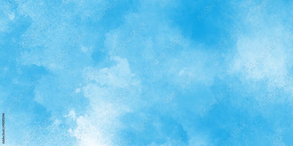 Fototapeta premium abstract blue watercolor splash stroke background,Watercolor illustration art marble painting abstract blue color texture,Abstract light blue watercolor for background.