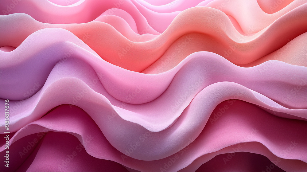 A captivating abstract design featuring flowing waves of soft pink hues, creating a serene and elegant visual. A captivating abstract design featuring flowing waves of soft pink hues, creating a serene and elegant visual.