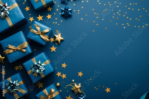 Discover an array of chic blue Christmas gifts adorned with luxurious gold details, perfect for spreading joy and festive cheer. Infuse sophistication and holiday spirit into your celebrations