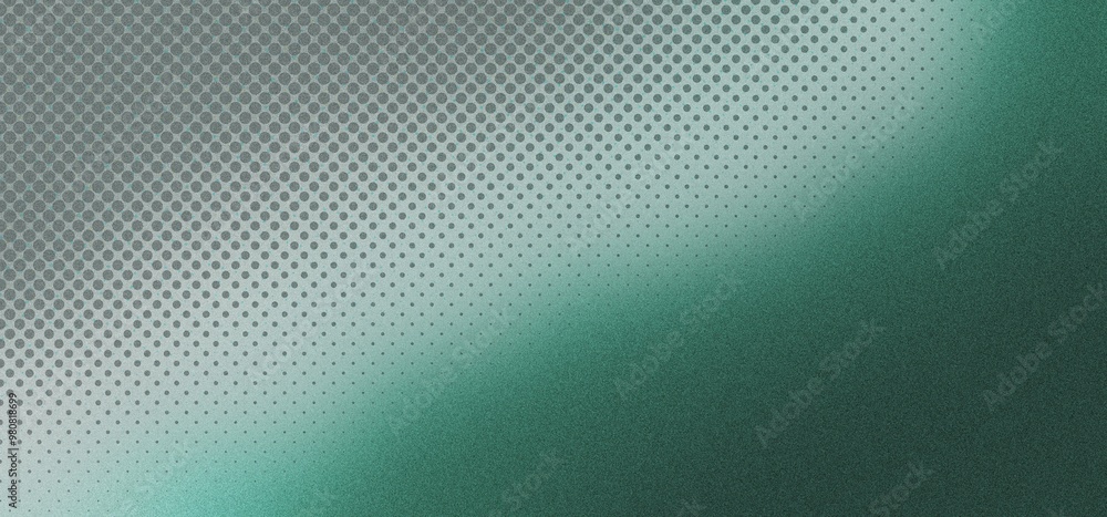Abstract background with green gradient, waves, grain, halftone, grunge noise, website banner design, copy space Abstract background with green gradient, waves, grain, halftone, grunge noise, website banner design, copy space
