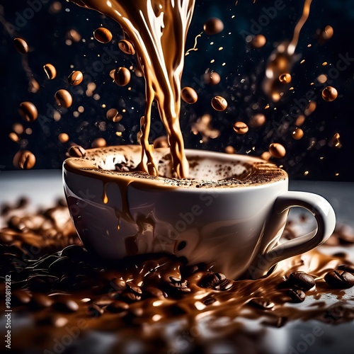 Fototapeta Naklejka Na Ścianę i Meble -  coffie background