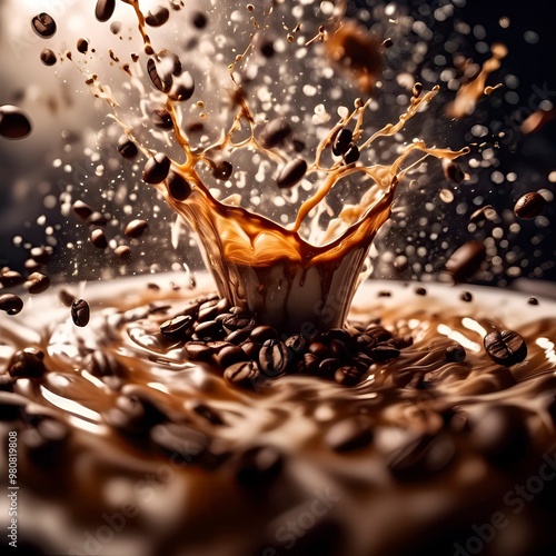 Fototapeta Naklejka Na Ścianę i Meble -  coffie background