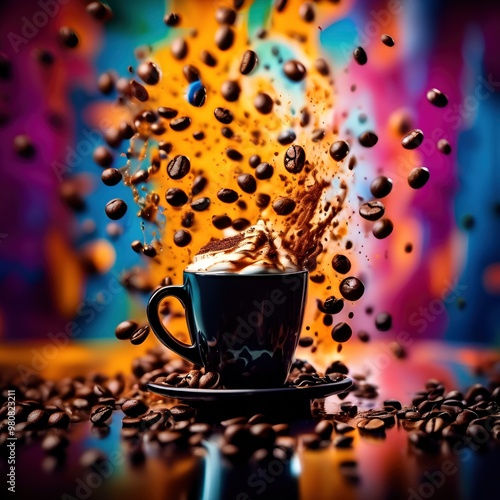 Fototapeta Naklejka Na Ścianę i Meble -  coffie background