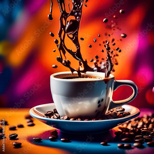 Fototapeta Naklejka Na Ścianę i Meble -  coffie background