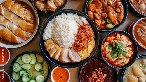 Discover the vibrant food scene at Singapore's hawker centers, where local dishes like Hainanese chicken rice and laksa are served at Michelin-star quality.