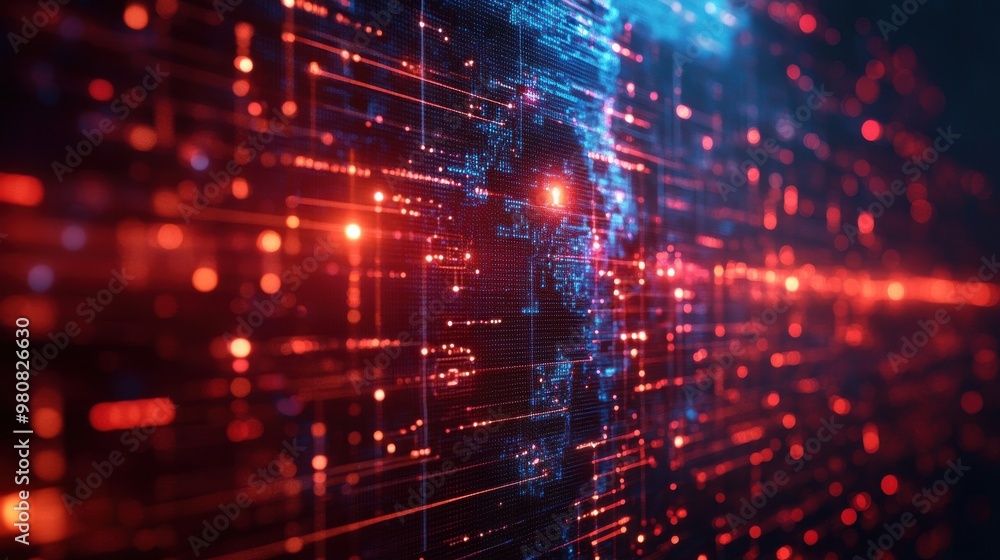 business technology internet and network concept virtual display access control