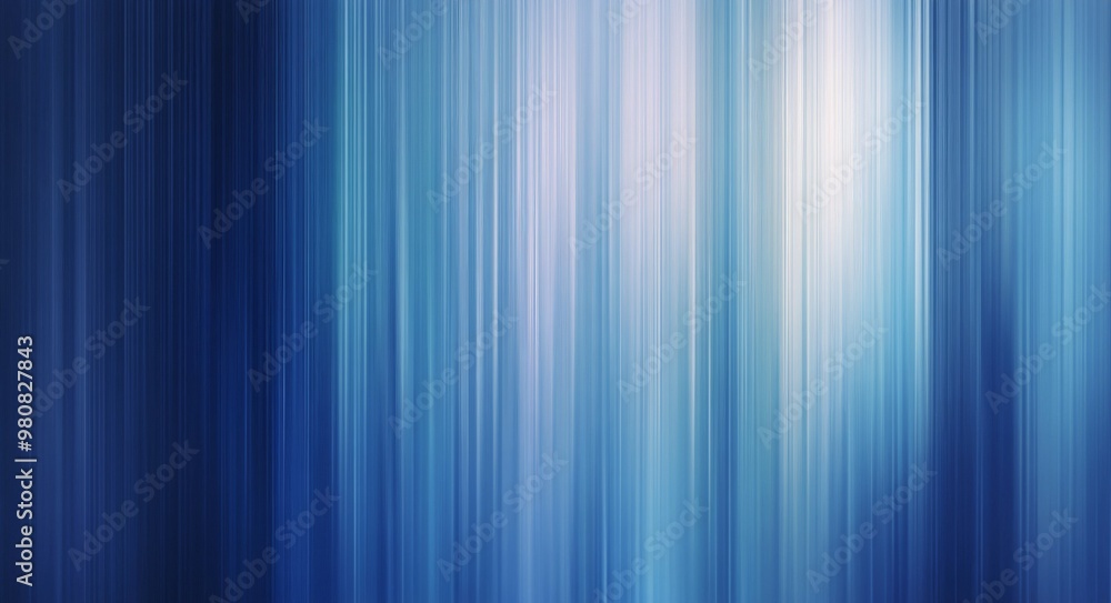 Obraz premium Abstract blue texture with vertical streaks and soft lighting effects in a serene setting