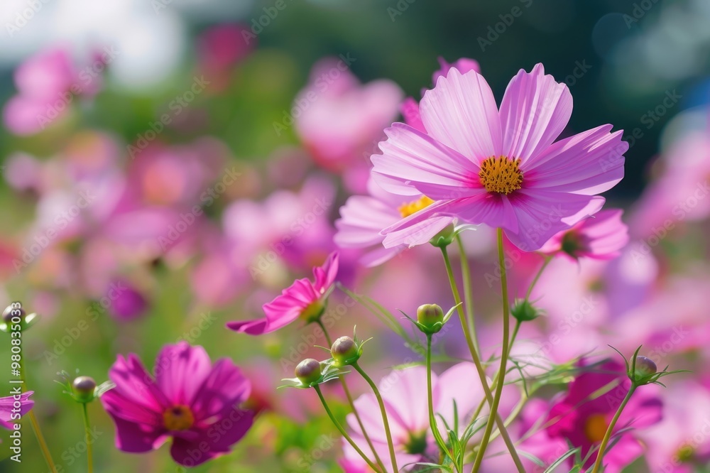 Cosmos flower in the field