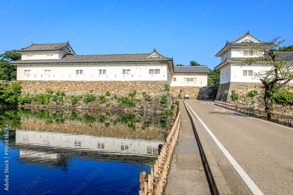 彦根市、国宝彦根城の佐和口多聞櫓 彦根市、国宝彦根城の佐和口多聞櫓