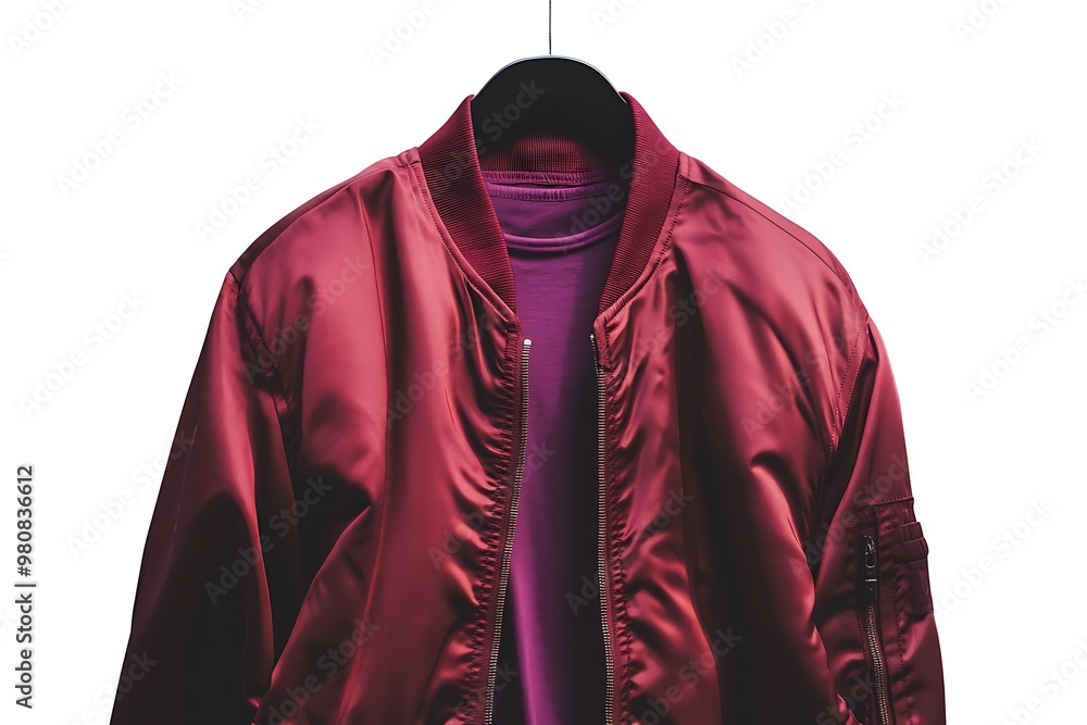 black sweatshirt with iron zipper hoodie,burgundy t-shirt and black sports shorts isolated on white background. casual sportswear black sweatshirt with iron zipper hoodie,burgundy t-shirt and black sports shorts isolated on white background. casual sportswear