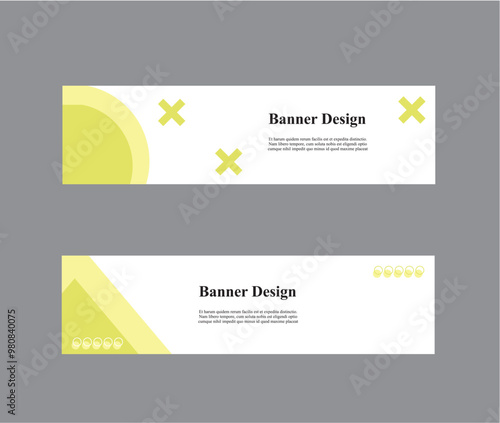 Modern Banner Vector