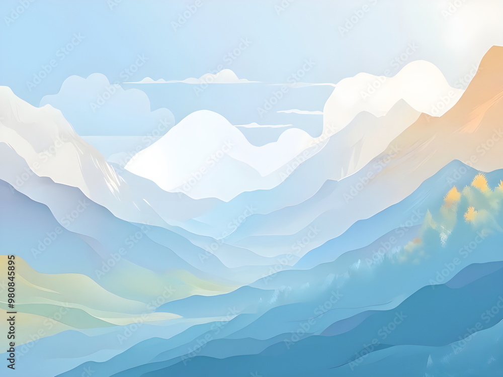 Fototapeta premium mountain landscape