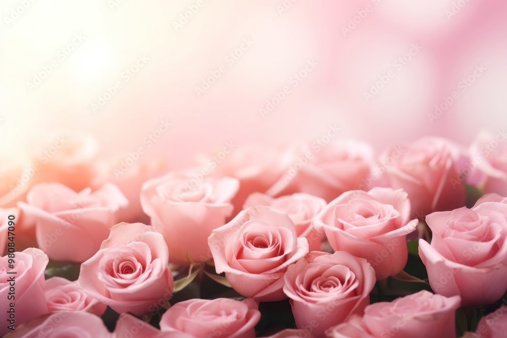 Pink rose bouquet border background backgrounds flower petal. Pink rose bouquet border background backgrounds flower petal.