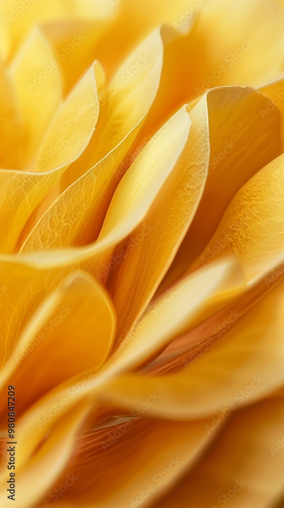 Obraz premium Yellow flowers closeup petal blooming close up nature theme with story solid background