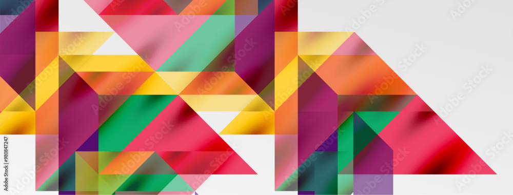 Tech minimal overlapping triangle shapes elements geometric graphic pattern Tech minimal overlapping triangle shapes elements geometric graphic pattern