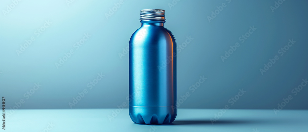 Reusable Water Bottle on White Background Reusable Water Bottle on White Background
