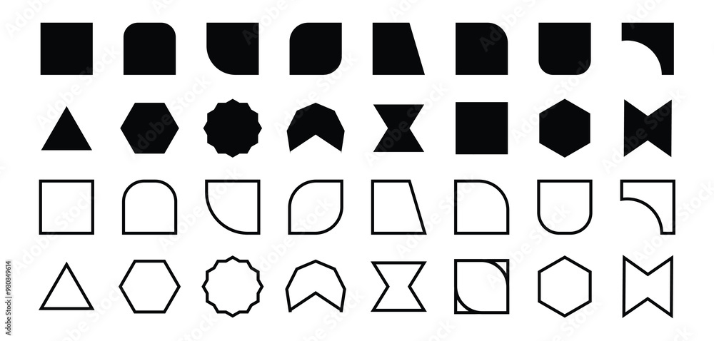 Abstract and basic shapes collection. Vector basic shape. Geometric formal shape. Polygonal elements. Abstract and basic shapes collection. Vector basic shape. Geometric formal shape. Abstract and basic shapes collection. Vector basic shape. Geometric formal shape. Polygonal elements. Abstract and basic shapes collection. Vector basic shape. Geometric formal shape.