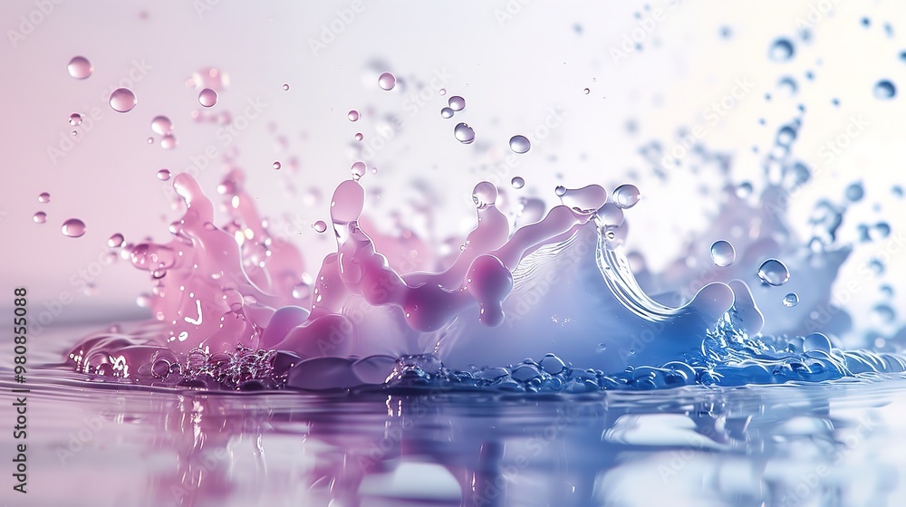 An isolated liquid image on a pristine white background. The liquid has a smooth and flowing texture. There are highlights and reflections that add a touch of elegance. The white background makes the An isolated liquid image on a pristine white background. The liquid has a smooth and flowing texture. There are highlights and reflections that add a touch of elegance. The white background makes the