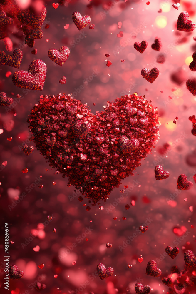 illustration of a heart background illustration of a heart background