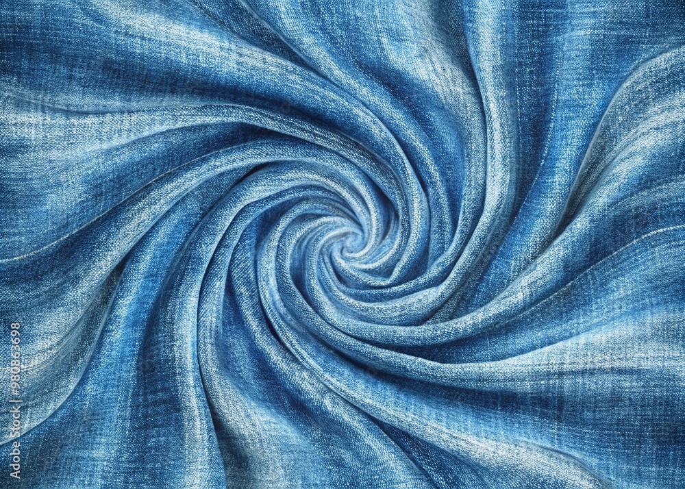 Softly blended denim blue hues swirl across a textured, fabric-inspired canvas, evoking a sense of vintage worn denim, perfect for backgrounds or design elements. Softly blended denim blue hues swirl across a textured, fabric-inspired canvas, evoking a sense of vintage worn denim, perfect for backgrounds or design elements.