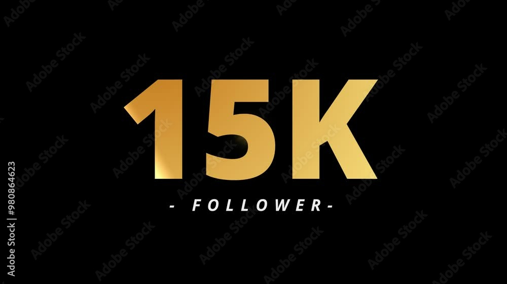15k Follower Golden Text And Fire Work Animation 15k Follower Golden Text And Fire Work Animation