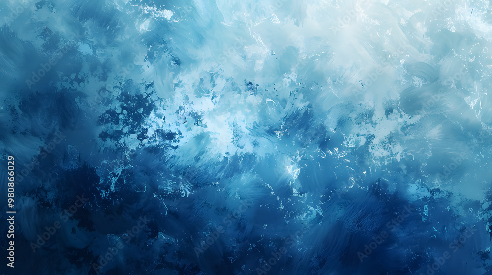 Abstract Blue Painting Background Abstract Blue Painting Background