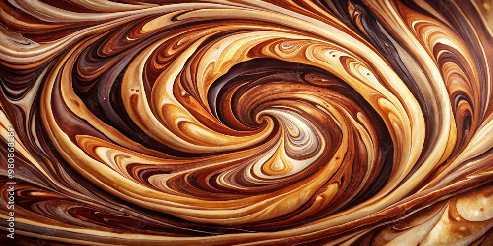 A mesmerizing watercolor art piece showcasing rich, swirling mocha and chocolate hues, evoking warmth and sophistication, perfect for adding depth to any design project. A mesmerizing watercolor art piece showcasing rich, swirling mocha and chocolate hues, evoking warmth and sophistication, perfect for adding depth to any design project.
