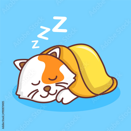 Cute Cat Sleeping