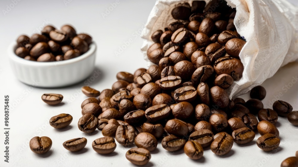 Fototapeta premium coffee beans background