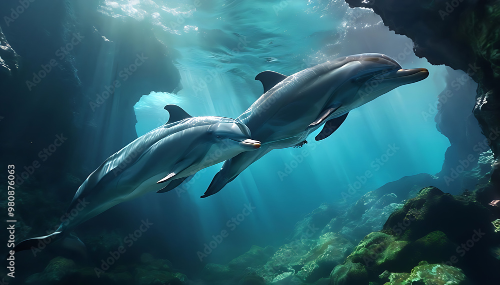 Fototapeta premium Dolphin 