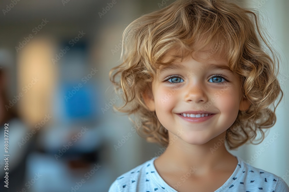 joyful child with bright smile meeting caring doctor warm lighting emphasizing connection medical office setting with soft focus background joyful child with bright smile meeting caring doctor warm lighting emphasizing connection medical office setting with soft focus background