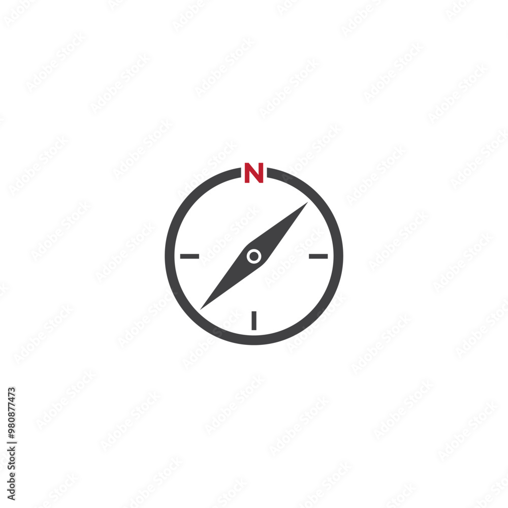 Compass icon vector illustration template Compass icon vector illustration template