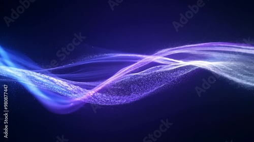 Wallpaper Mural Graphic materials in today's technology often utilize neon purple wave patterns to emphasize the dynamic nature of the integrated system. Torontodigital.ca