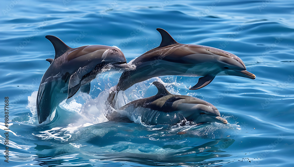 Obraz premium dolphin in the water