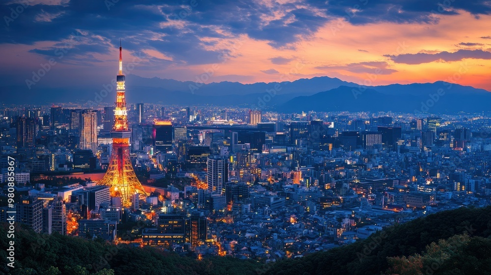 Kyoto Tower in Kyoto. Kyoto Tower in Kyoto.